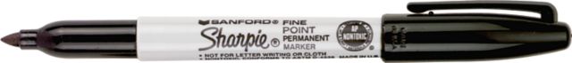 Sharpie Mini Permanent Marker, Fine Point, Black, 1 Count