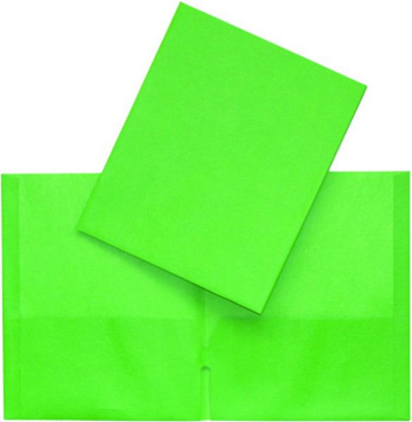 REPORT COVER/TWIN PCKT GREEN