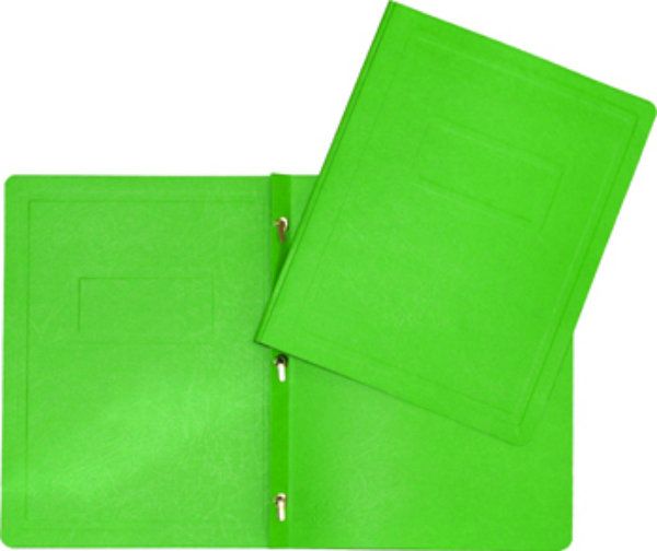 COUVERTURE DE RAPPORT À ATTACHES VERTE