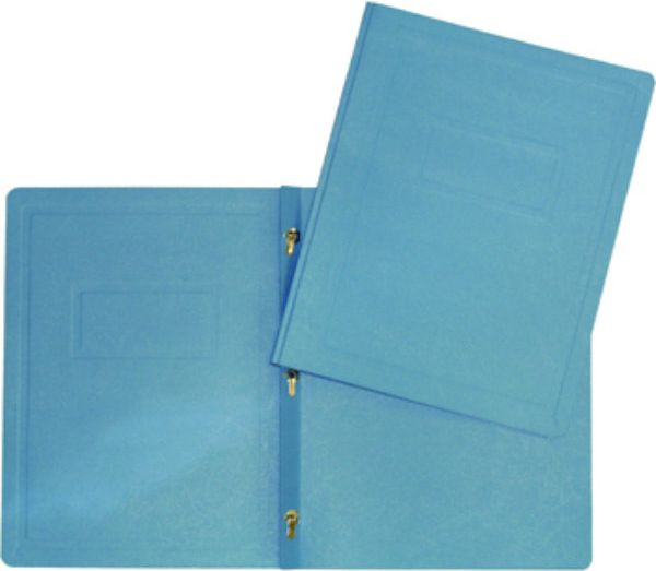 COUVERTURE DE RAPPORT À ATTACHES BLEU CLAIR