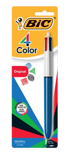 BIC 4-Color Ball Pen 1.0mm