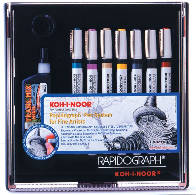 Rapidograph Technical 7 Pen Set