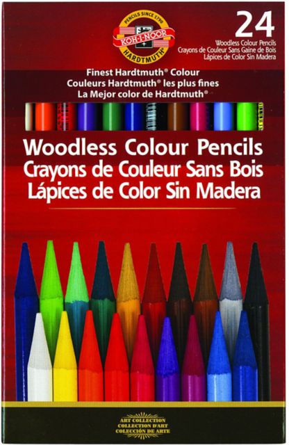 PROGRESSO WOODLESS COLORED PENCIL SET/24