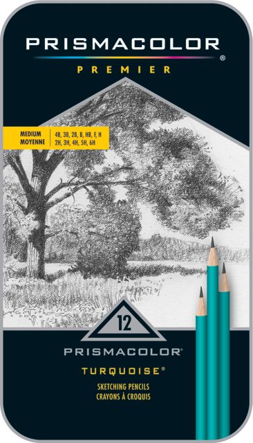 Prisma Turquoise Sketch 12 Set Tin