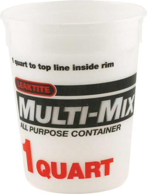 MULTI-MIX PLASTIC TUB 1 QUART