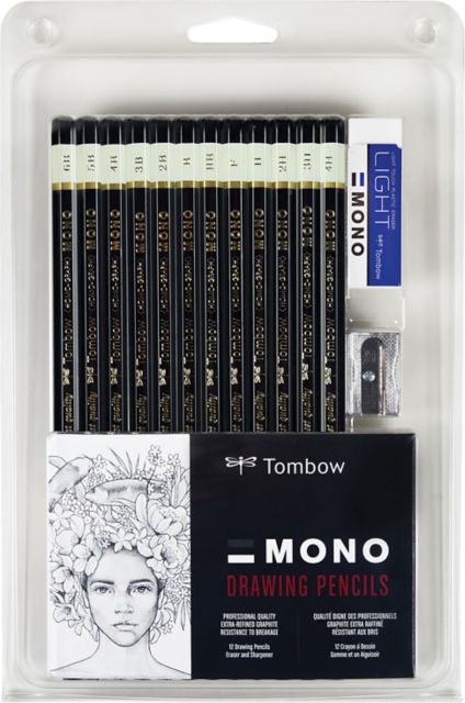 Mono Professional Drawing Pencil 12 Pack Set