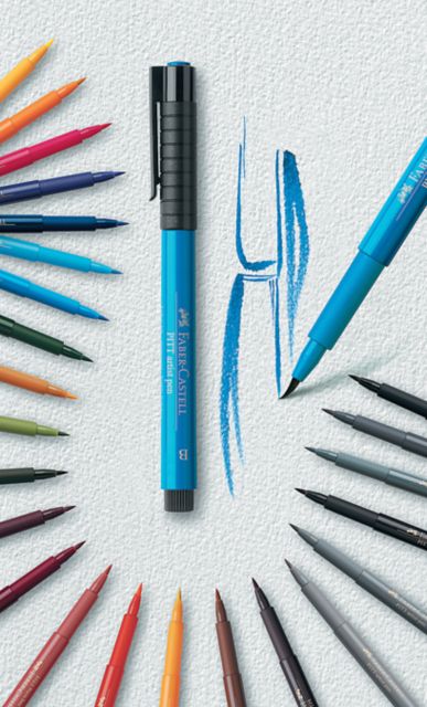 Pitt Pen Black Brush Nib