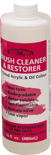 16oz Brush Cleaner, Restorer, Clean Dried Paint Brushes