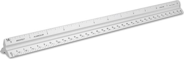 SCALE ARCHITECH 12 INCH HOLLOW SILVER