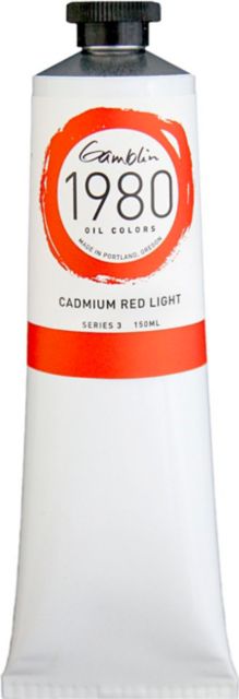 1980 Oil 150mL Cadmium Red Light