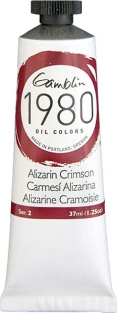 1980 Oil 37ml Alizarin Crimson