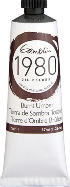 1980 Oil 37ml Burnt Umber