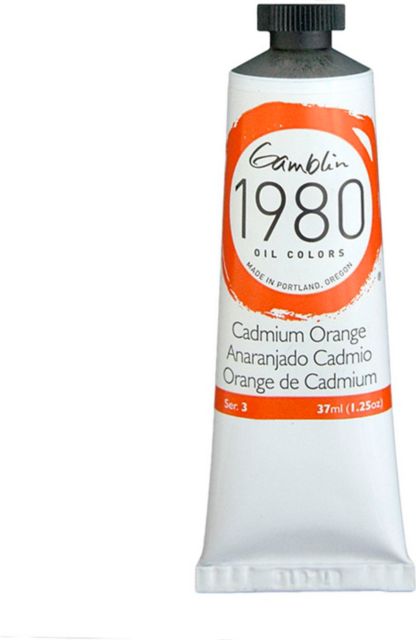 1980 Oil 37mL Cadmium Orange