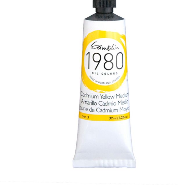 1980 Oil 37ml Cadmium Yellow Medium