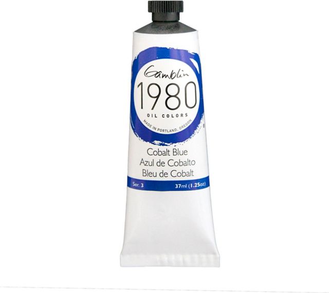 1980 Oil 37mL Cobalt Blue