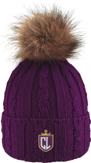California Lutheran University Kingsmen Women's Fur Pom Beanie