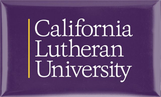 California Lutheran University 2.2 x 3.6 Domed Magnet