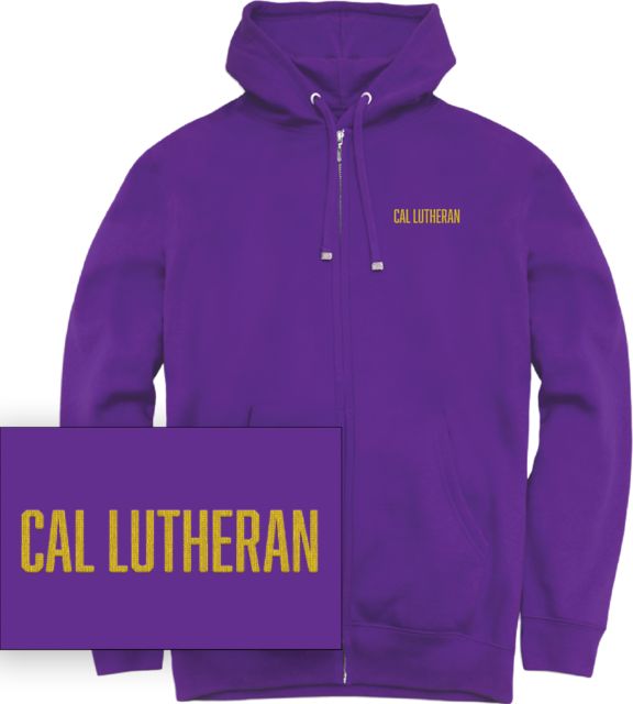 California Lutheran University Chainstitch Full Zip Hooded Sweatshirt