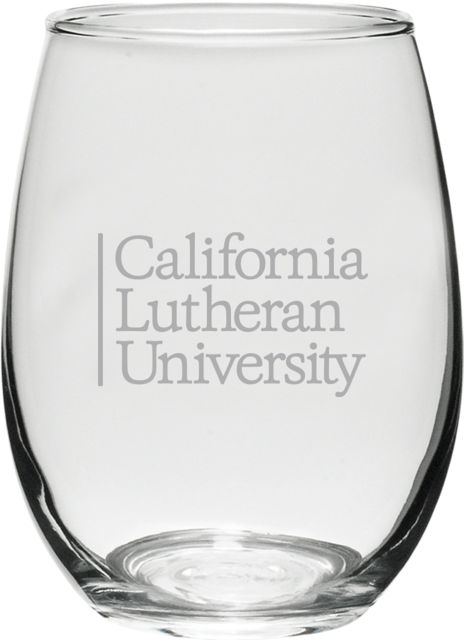 California Lutheran University 15 oz. Wine Glass