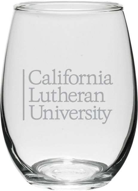 California Lutheran University 21 oz. Wine Glass
