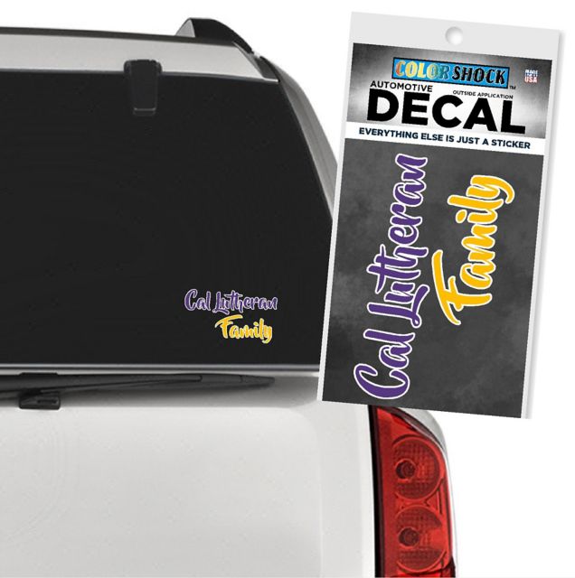 California Lutheran University Family Decal