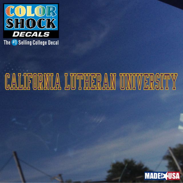 California Lutheran University Strip Decal