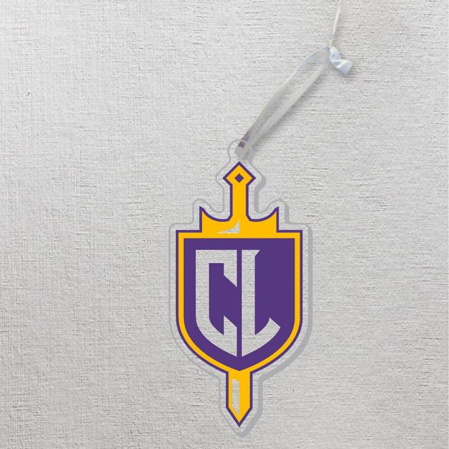 California Lutheran University 3x4" Glass Ornament"