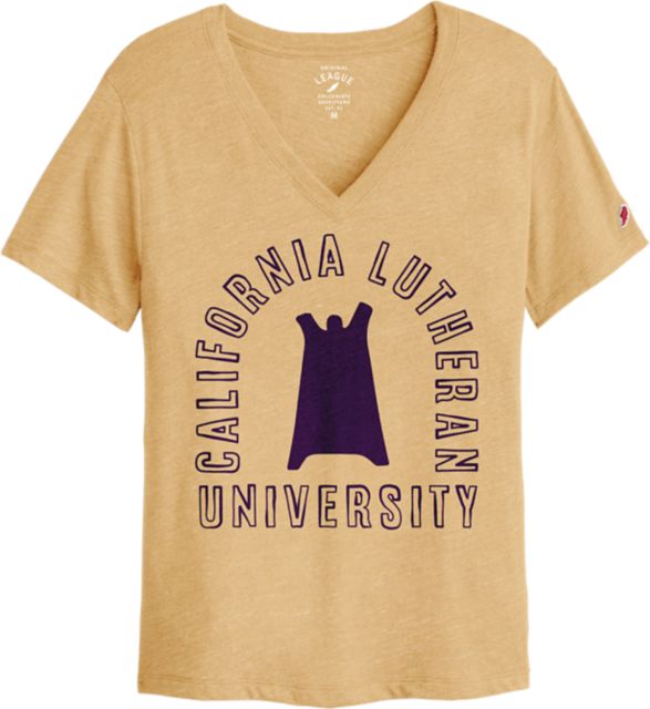 California Lutheran University Kingsmen Women's V-Neck Short Sleeve T-Shirt