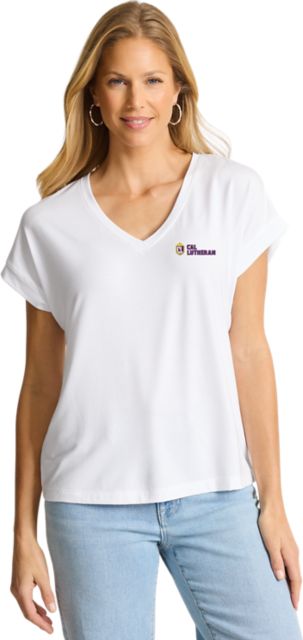 California Lutheran University Kingsmen Women's Kauai V-Neck T-Shirt