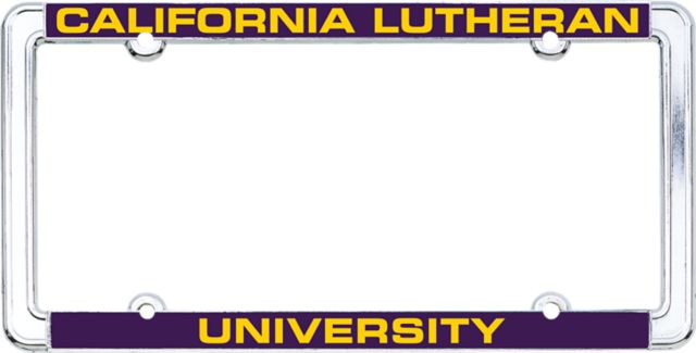 California Lutheran University Thin Dome License Plate Frame