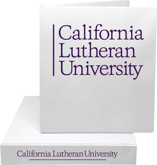 California Lutheran University 1.5'' Vinyl Binder