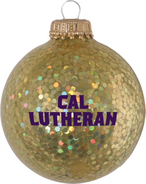 California Lutheran University Sparkle Ball Ornament