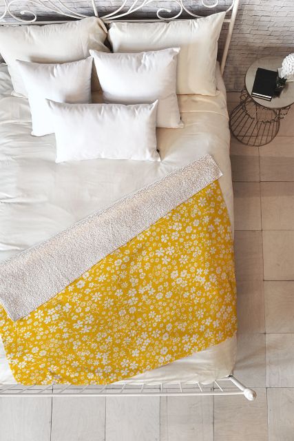 Agatha Floral Throw Blanket