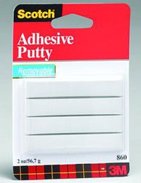 Removable Adhesive Putty, .2oz - 1 Pkg - The Online Drugstore ©