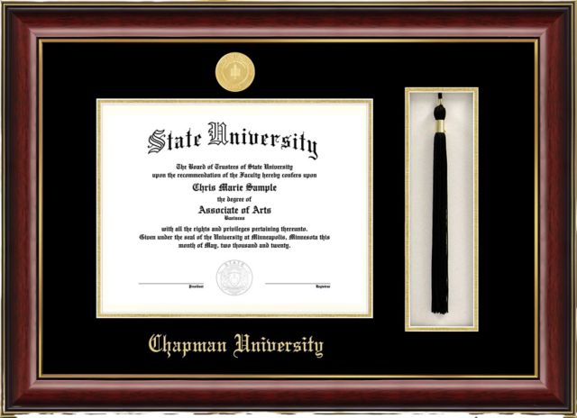 Chapman University 8.5 x 11 Diploma Frame