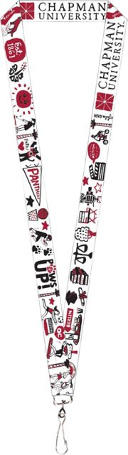 Chapman University Julia Gash 3/4'' Satin Lanyard