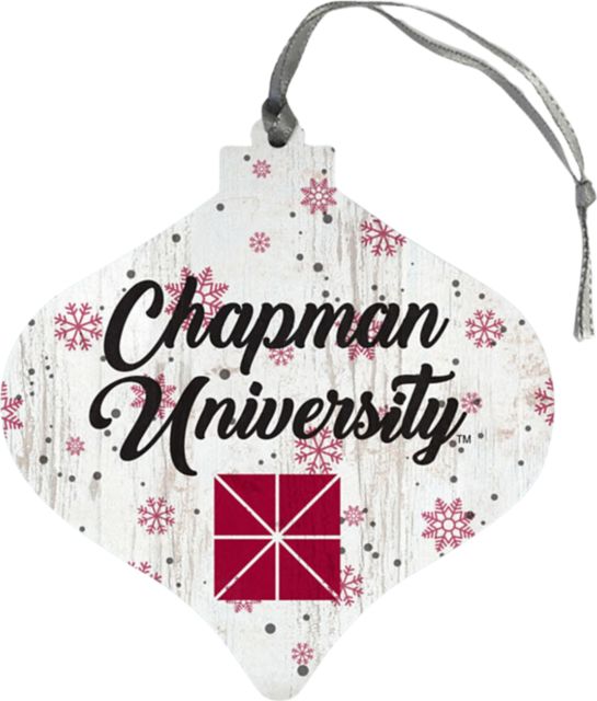 Chapman University Snow Bulb Ornament