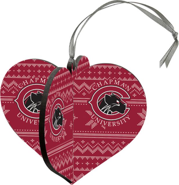 Chapman University 3D Heart Ornament