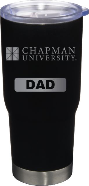 22 oz Matte Black Stainless Steel Tumbler Dad