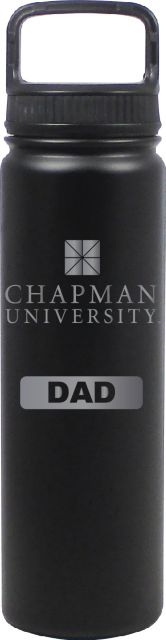 24 oz Matte Black Stainless Steel Water Bottle Dad