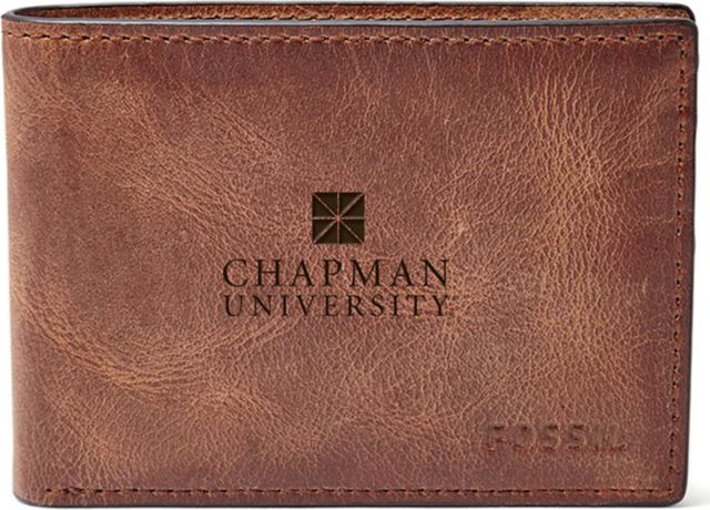 Fossil Leather Derrick Front Pocket Bifold - Brown - ONLINE ONLY