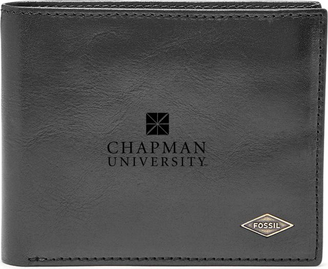 Fossil Leather Ryan RFID Flip ID Bifold - Black - ONLINE ONLY