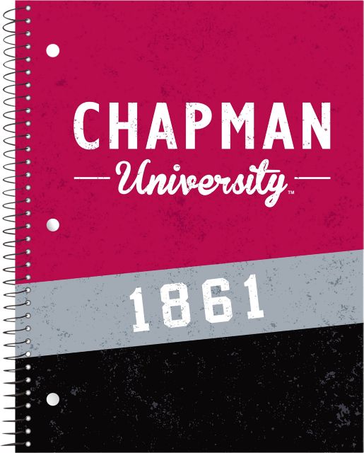 Chapman University 70 Sheet 1 Subject Notebook
