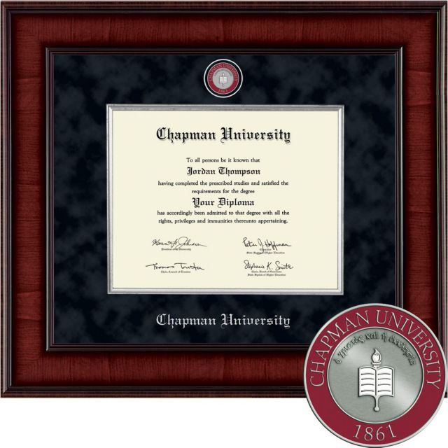 Chapman University 8.5'' x 11'' Diploma Frame