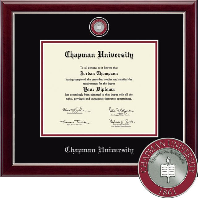 Chapman University 8.5'' x 11'' Diploma Frame