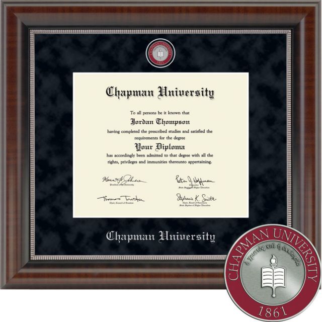 Chapman University 8.5'' x 11'' Diploma Frame