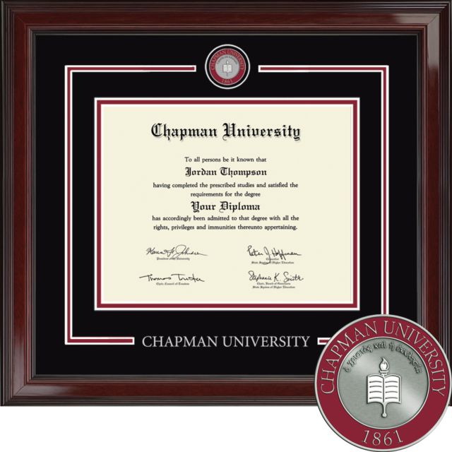 Chapman University 8.5'' x 11'' Diploma Frame