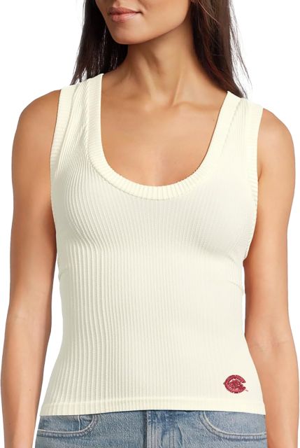 Chapman Free People Womens Clean Slate Tank Chapman University Mascot