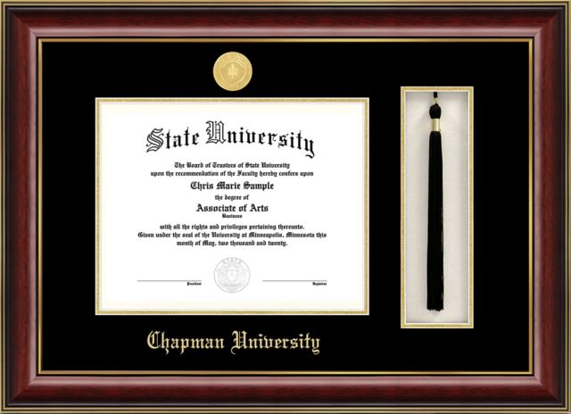 Chapman University 11'' x 8.5'' Classic Tassel Diploma Frame