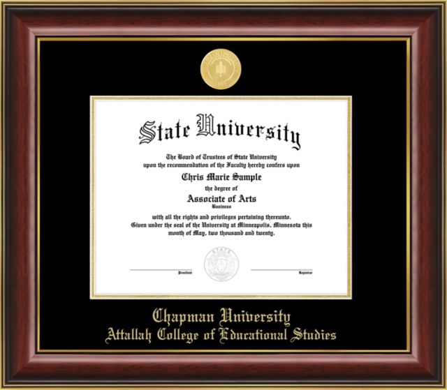 Chapman University 8.5" x 11" Classic Diploma Frame